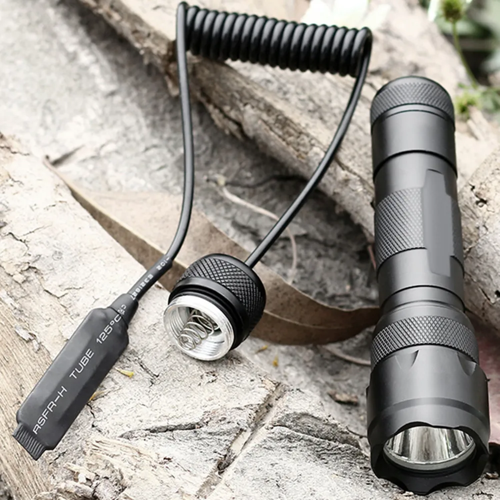 

Sofirn 502B Kit Cree XML2 LED Flashlight 18650 Powerful 850lm Torch light Tactical Portable Flash light with Remote Switch Tail