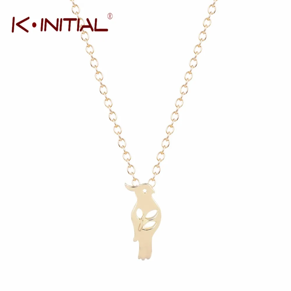 Kinitial 10 шт. колье с попугаем Подвески животных Птица цепи ожерелье для женщин