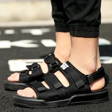 Г. Новая дышащая Стильная мужская летняя обувь для прогулок, мужские пляжные сандалии для отдыха наивысшего качества, размеры 38-45