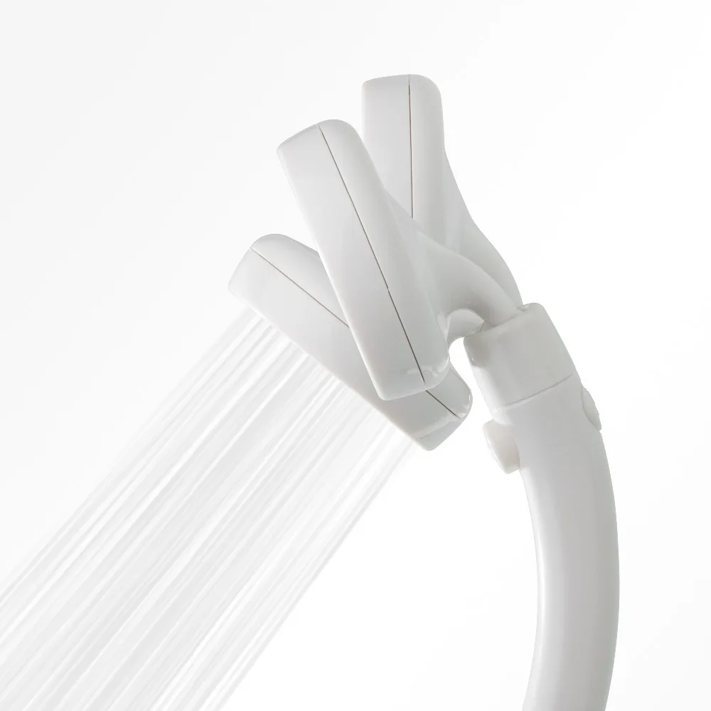 MOIIO Fashion popular style shower head High pressure handheld shower with water stop function Rotate 360 degrees PINK Color