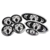 Badge de voiture avec Logo tiger, Badge avec emblème avant et arrière, pour Kia K7 K5 K3 K2, avec décoration, 7 pièces ► Photo 3/6