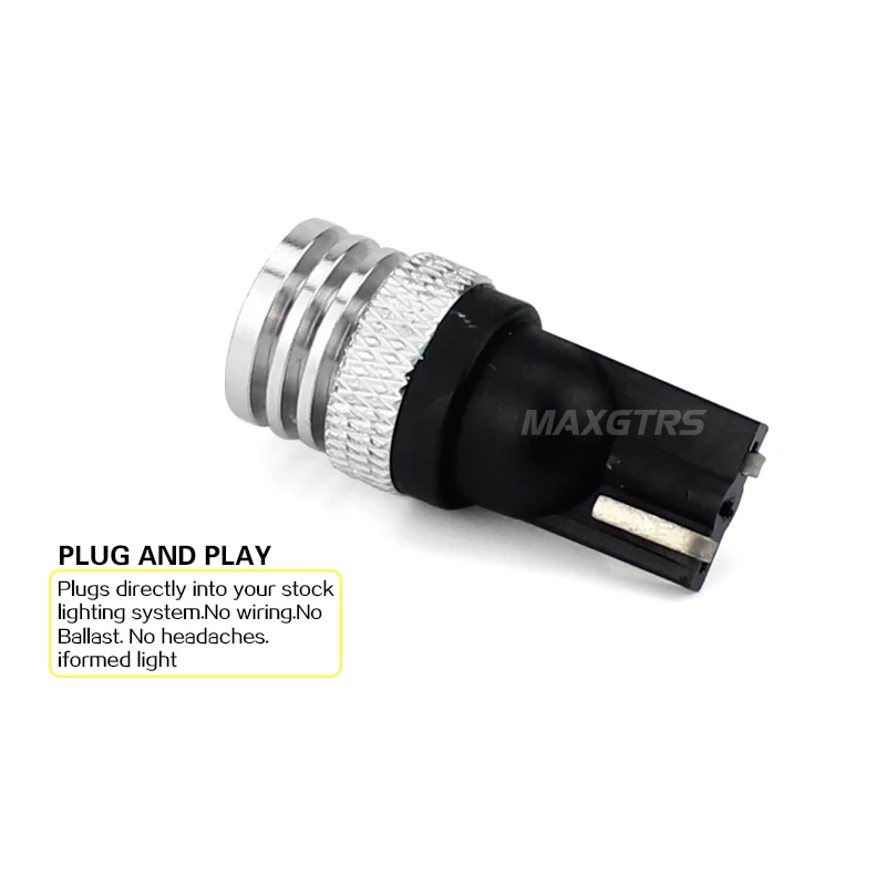 MAXGTRS 2 шт. супер яркий Canbus No Error 4 SMD3020 T10 W5W 168 194 Автомобильный светодиодный светильник с зеркалом для Чтения номерного знака