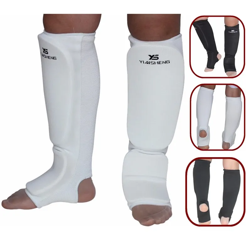 

Adults/Kids Karate/Sanda/Taekwondo/Kick Boxing Ankle Support Sports Guard Brace Foot Protector boxing shin protector pads