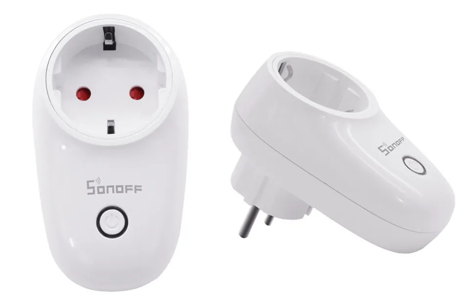 15---Itead Sonoff S26 WiFi Smart Socket Wireless Power Charging Plug USUKCNEU Smart Home Switch Work With Alexa Google Assistant