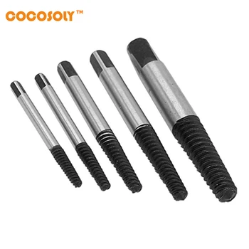 

Steel Broken Speed Out Damaged Screw Extractor Drill Bit Guide Set Broken Bolt Remover Easy Out Set