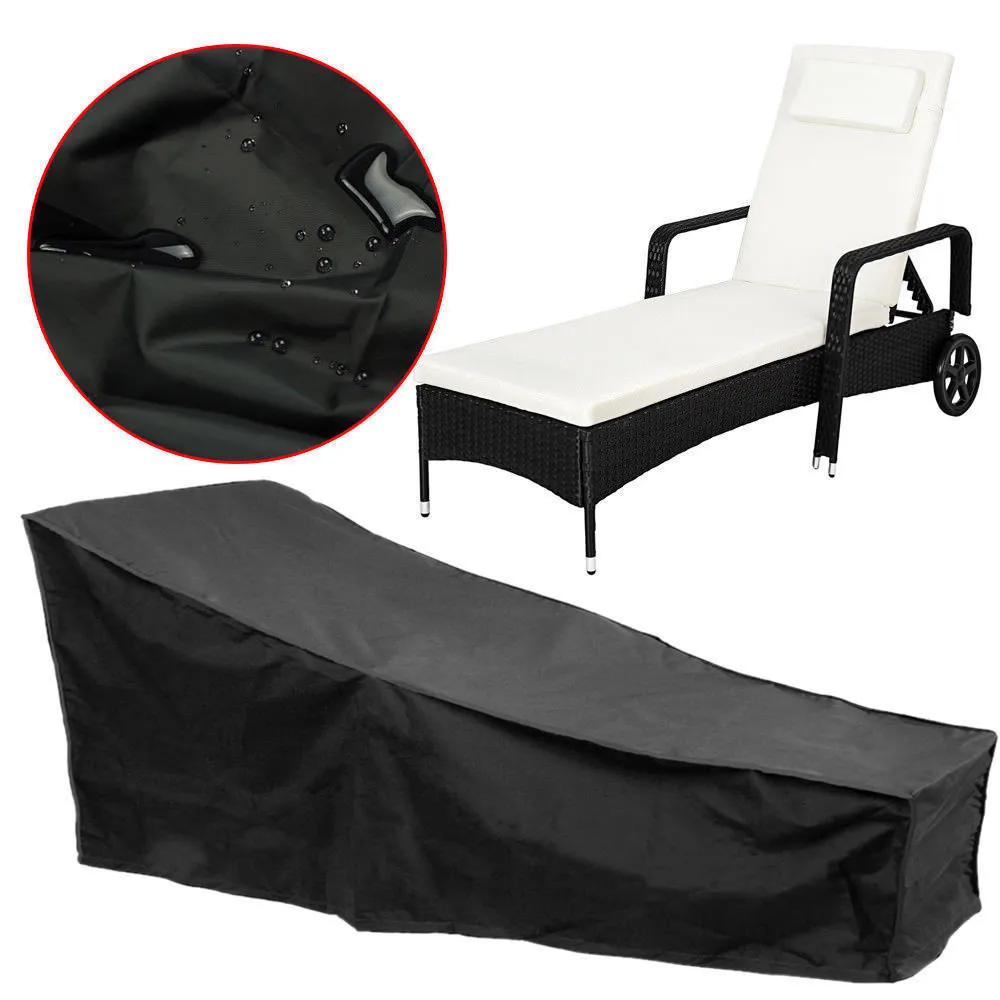 

Enipate Chaise Lounge Cover Heavy Duty Outdoor Lounge Chair Covers Protector Garden Outdoor Waterproof Lightweight Chair Cover
