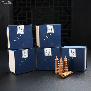 

20Pcs/box 35 minutes Fragrance Backflow Towel Incense Cones Waterfall Incense Burner Censer Use In Office Smell Removing Tools