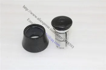 

Bike Cycling Stem 3K Carbon Top Cap Compressor key expander Plug Headset with Tapered Spacer Washer7.5 10 15 20 30 40 mm