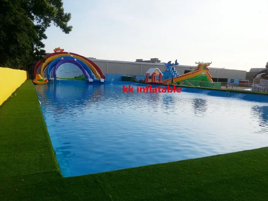 Высокое качество конкурентоспособная цена надувной аквапарк для детей детская площадка