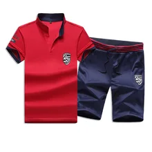 PLUS size M-4XL Men Summer Tracksuit Set Short Sleeve T-shirt Tops+ shorts Male Sporting Suit Causal Outwear Sweatshirt PLUS size M-4XL Men Summer Tracksuit Set Short Sleeve T-shirt Tops+ shorts Male Sporting Suit Causal Outwear Sweatshirt