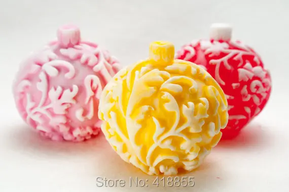 

silicone mold Ball on the Christmas tree forest Christmas toy silicone mould soap mold candle molds soaps aroma making mould