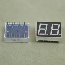 100 шт. светодиодный дисплей 5621BR 5621AR 0,56 дюйма 2 цифры 7 сегментный красный светодиодный дисплей 18 контактов общий анод/катод цифровой дисплей