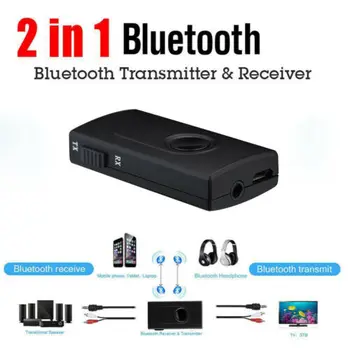 

2-in-1 Bluetooth Transmitter Receiver Wireless Bluetooth 4.2 3.5mm AUX Audio Transmitter Receiver Multipoint Music Adapter 3E04