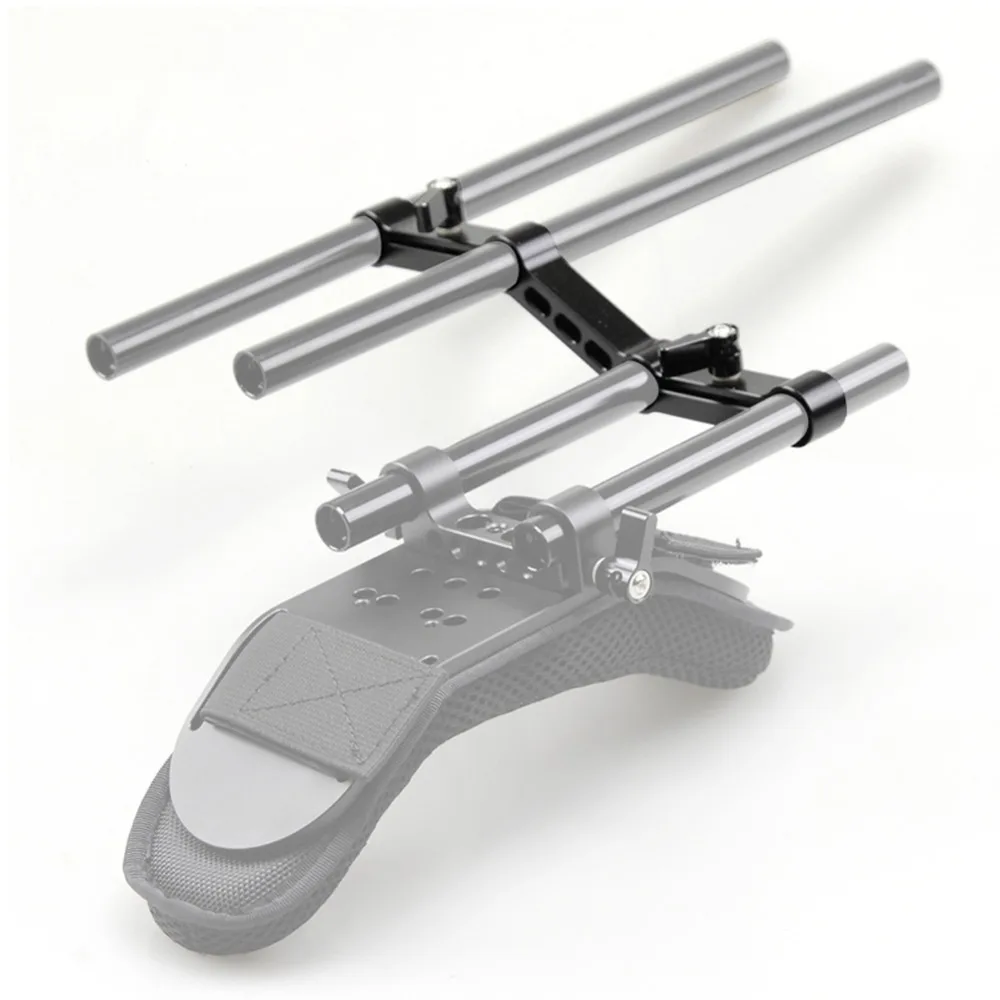 Niceyrig-alavanca de Trilho Ajustável 15 mm em Formato de z Elevada para Hastes 15 mm Equipamento de Vídeo Dslr Suporte de Ombro para Câmera Dslr - Image 3