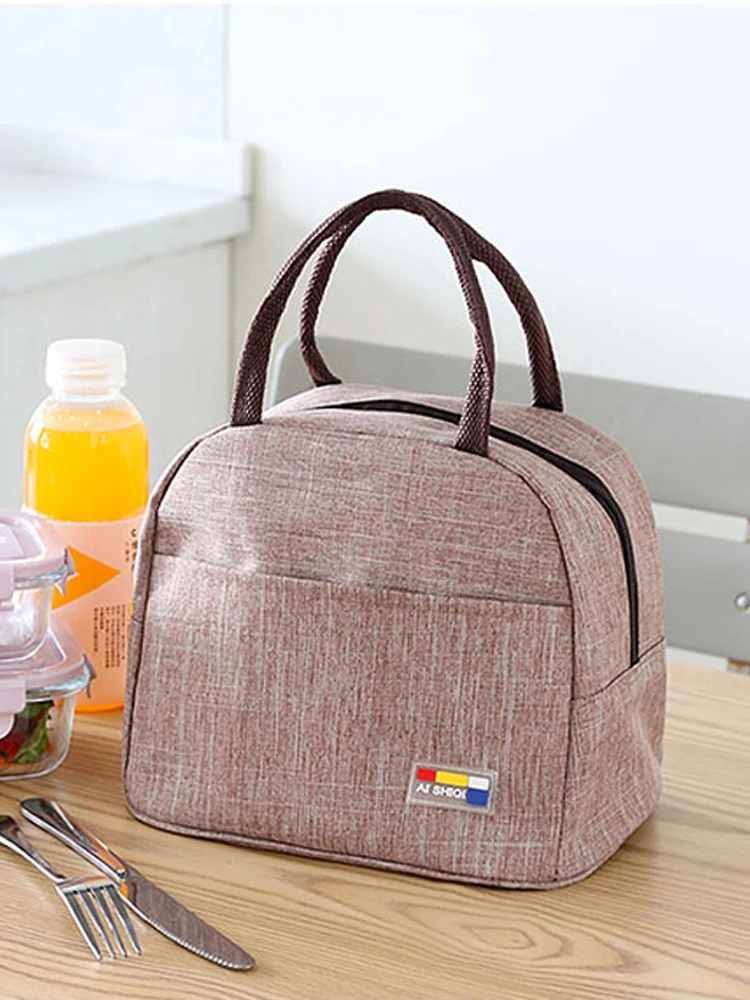 Портативная Термосумка для обедов изолированная сумка с охладителем сумка Bento сумка Контейнер для обедов школьные сумки для хранения еды