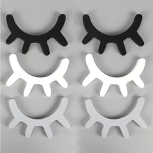 1 пара в скандинавском стиле, милые деревянные 3D декоративные полки для ресниц, декоративные аксессуары для детской комнаты, украшения для дома