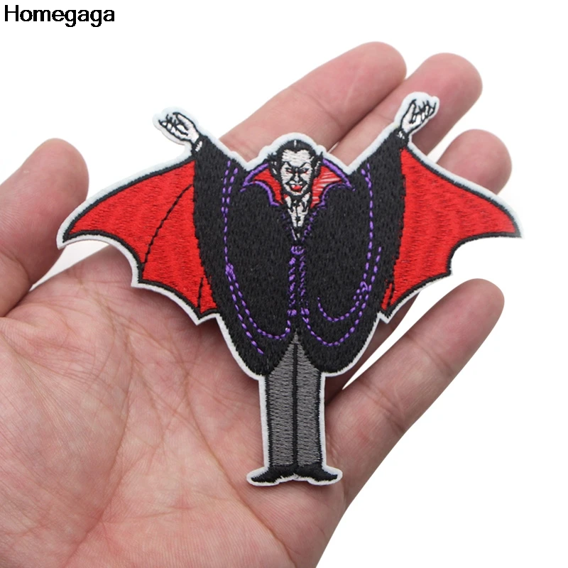 Homegaga Dracula аппликация нашивки утюгом на рубашке сумка женская вышивка стикер