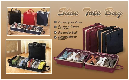 Портативный нетканый ящик для хранения обуви, сумка для путешествий, Специальная отделка дома, 6 сеток