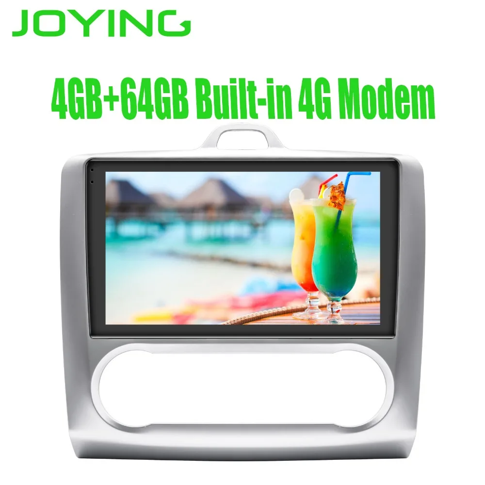 

9"Android 8.1 Car Radio Stereo 4GB+64GB Head Unit For Ford Focus 2005-2012 GPS NO DVD Player Built-in 4G Modem Carplay DSP