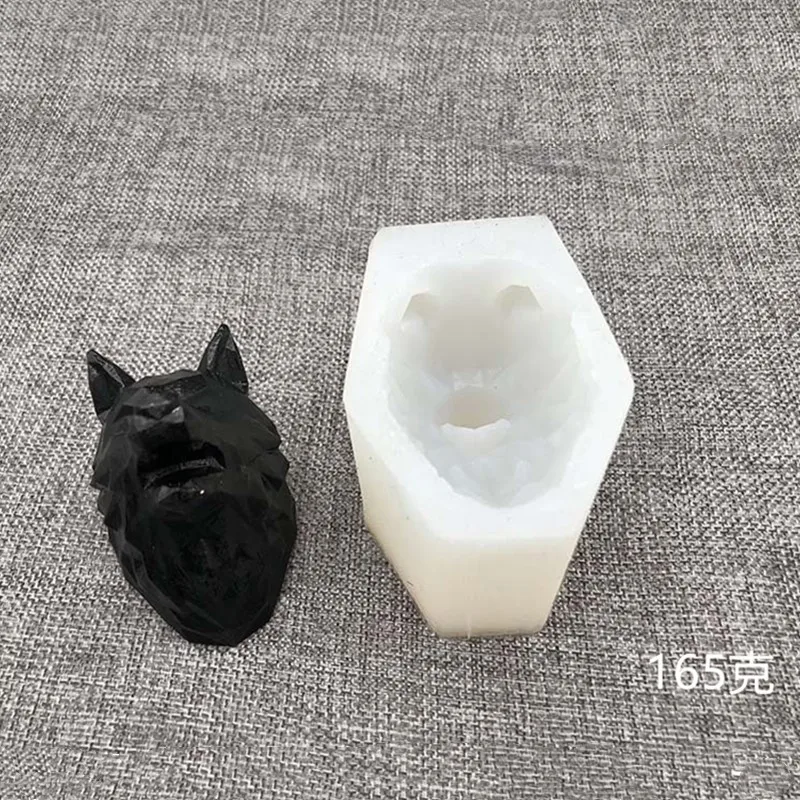 3D облако голова волка сидящий медвежонок модель головы Doberman DIY подвеска