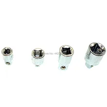 4 шт. гнездо конвертер редуктор адаптер 1/" 1/4" 3/" гнездо адаптер пружинный шарикоподшипник вмещает розетки