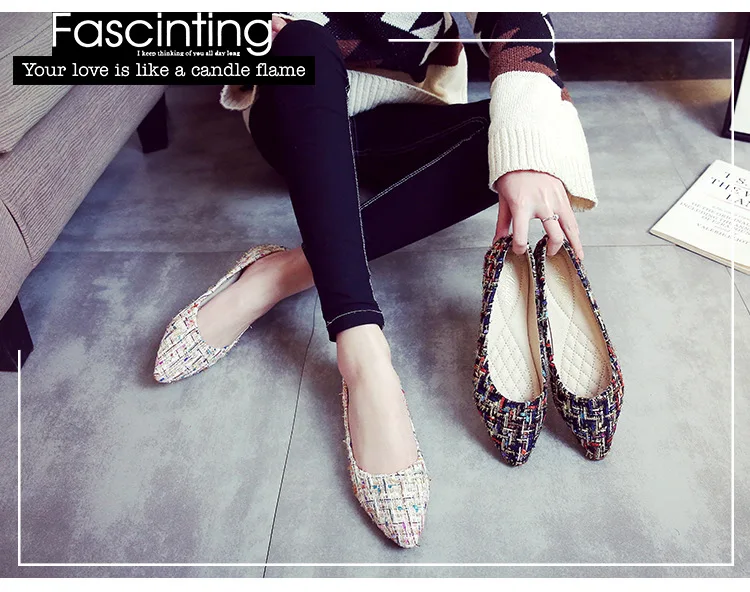 Fashion Ladies Shoes Woman Flats New Spring Autumn Women's Flat Shoes Slip on Square Toe Fashion Women Casual Shoes M8C31 (1)