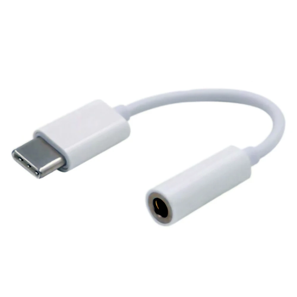 

Type C To 3.5mm Stereo Microphone Earphone Audio Adaptor Cable Cord USB Headphone Adapter Cell Earphone Accessories High Quality