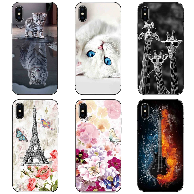 Чехол для iphone 8 7 6 S Plus 5 5S SE задняя крышка телефона окрашенный чехол X XR XS Max защитный