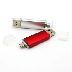 Реальный OTG USB флэш-накопитель для смартфонов, флешки 32 ГБ 16 ГБ 8 ГБ, двойные флешки Memoria USB 2,0