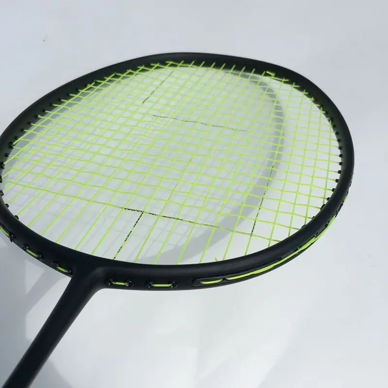 1 Pc Zarsia 4u 82g Vt80 Attack Black Badminton Racket, Badminton