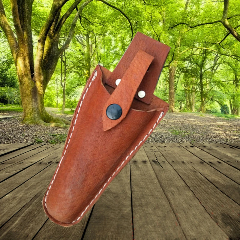 

High Quality Pruning Scissors Tool Bag Durable Leather Material Scissors Storage Bag Portable Garden Tool Bag