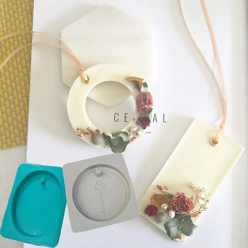 Одно отверстие DIY соевые свечи Арома Воск таблетки силиконовая форма