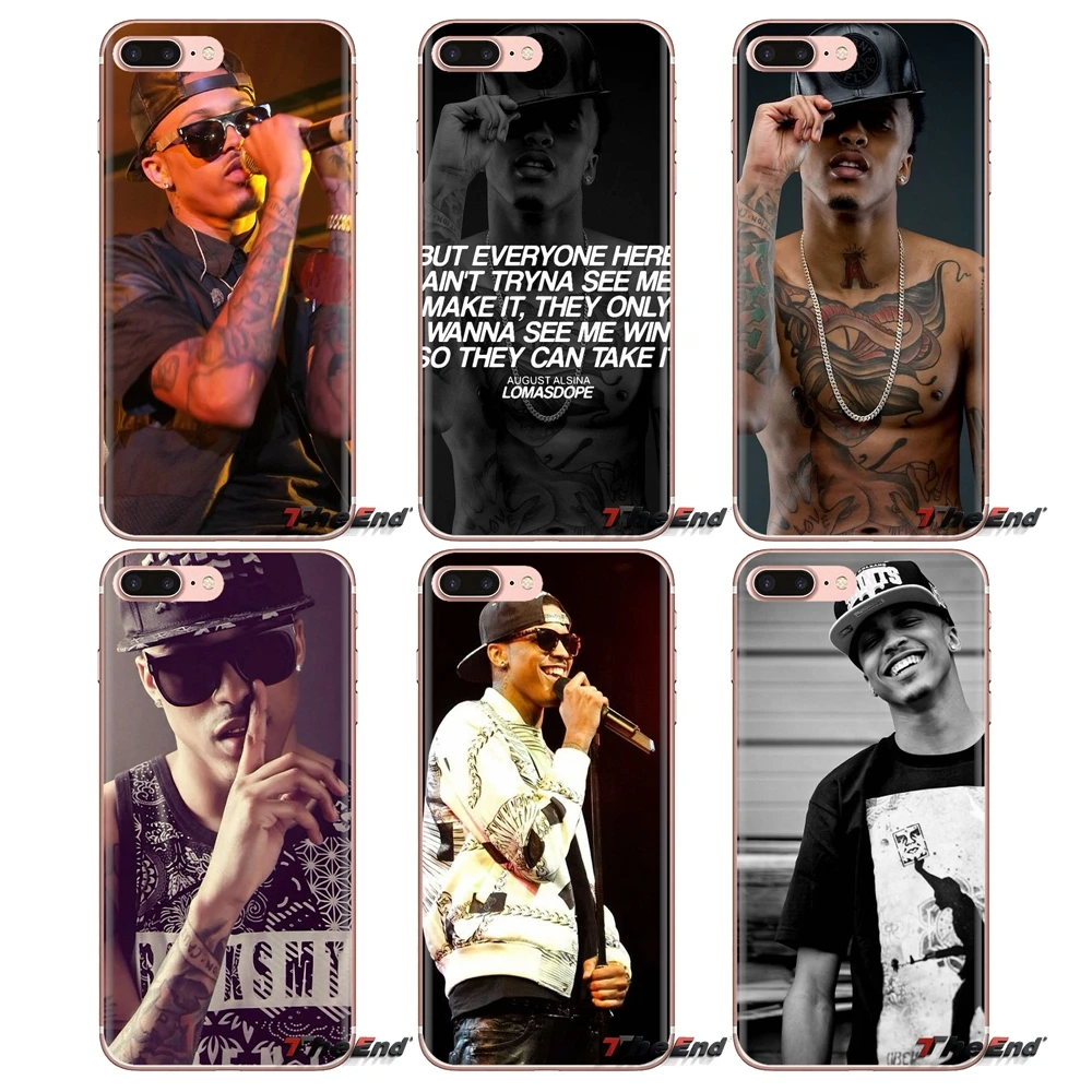 For Samsung Galaxy A3 A5 A7 A9 A8 Star A6 Plus 2018 2015 2016 2017 POP Signer August Alsina Music Silicone Phone Skin Cover |