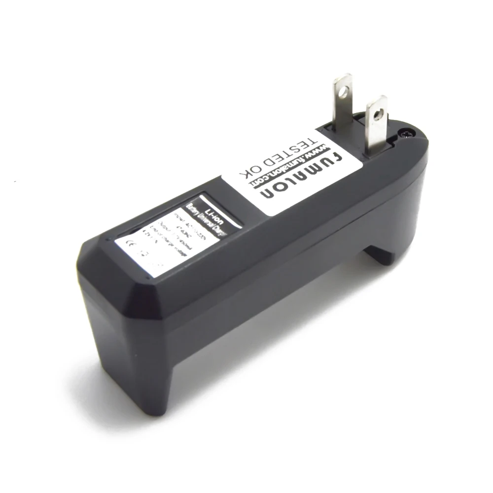 3.7V 18650 Battery Charger Wall Travel Single 18650 Charger US Plug For 3.7V CR123A 14500 Li-ion Rechargeable Battery