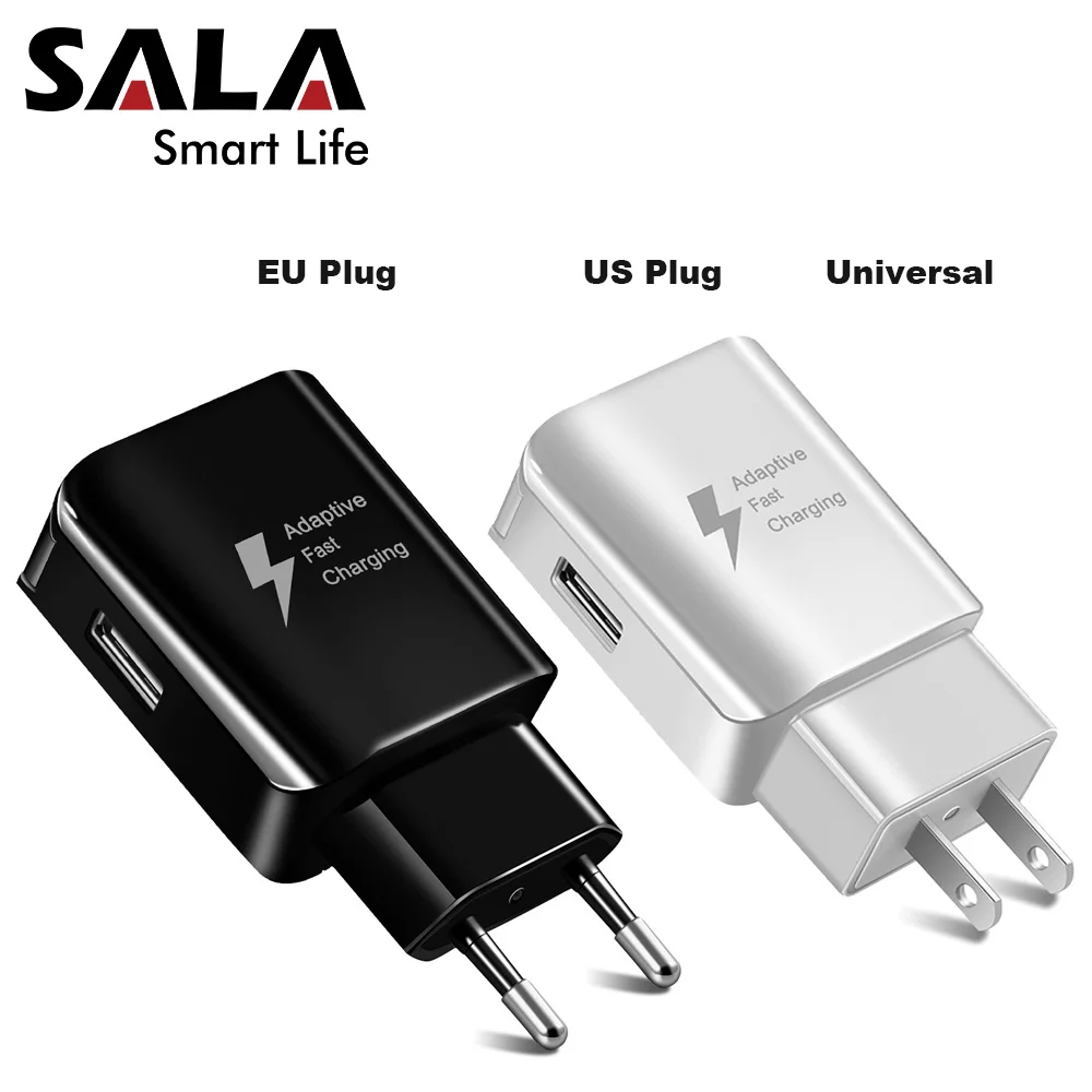 

Universal 18 watt USB Quick Charge 3.0 5 Volt 2.1A for Iphone EU US Plug Usb Charger Cell Phone Fast Charger for Samsung Huawei