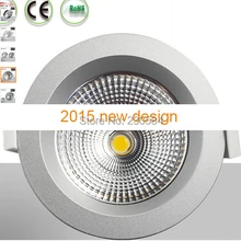 Продукт в австралийском стиле светодиодные светильники затемняя 7 Вт 10 Вт 12 Вт УДАРА лампы матовое или снимите охватывает Белый /серебристый/хром/Никель