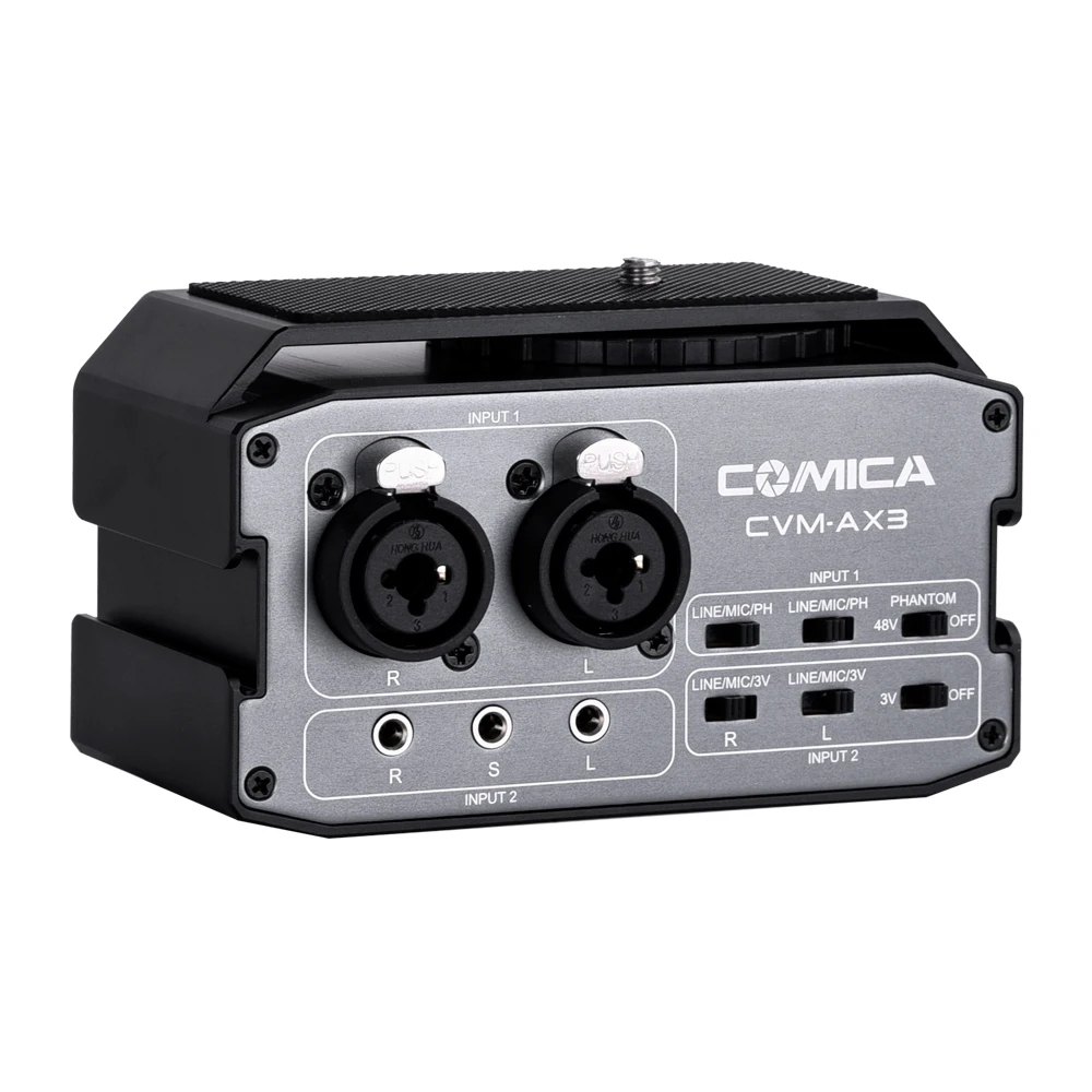 CoMica CVM AX3 двойной XLR/6 35 мм/3 5 мм миксер аудио Профессиональный мульти интерфейс