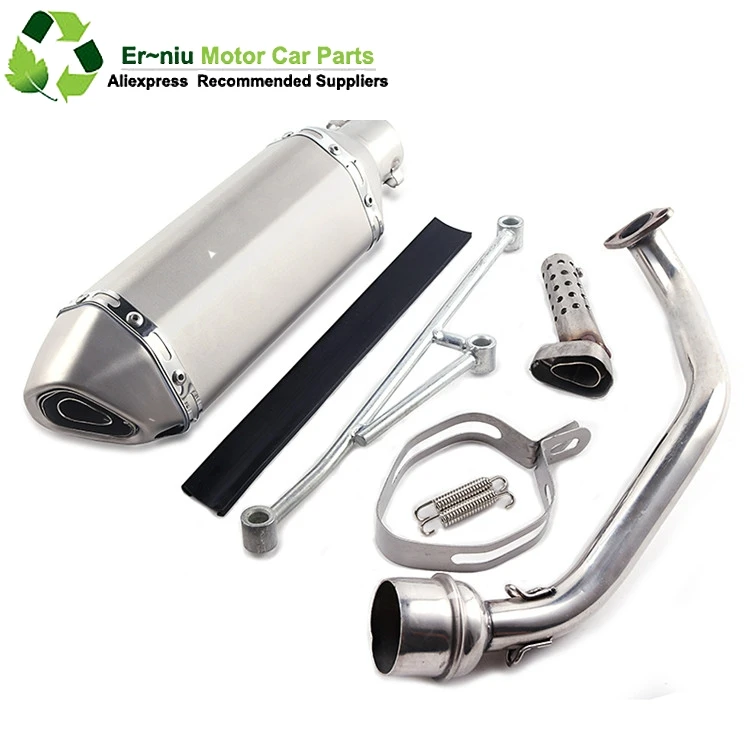 

GY6 EXHAUST GY6 125 150CC 157QMJ ENGINE model high performance scooter GY6 Scooter exhaust muffle 157qmj slip on