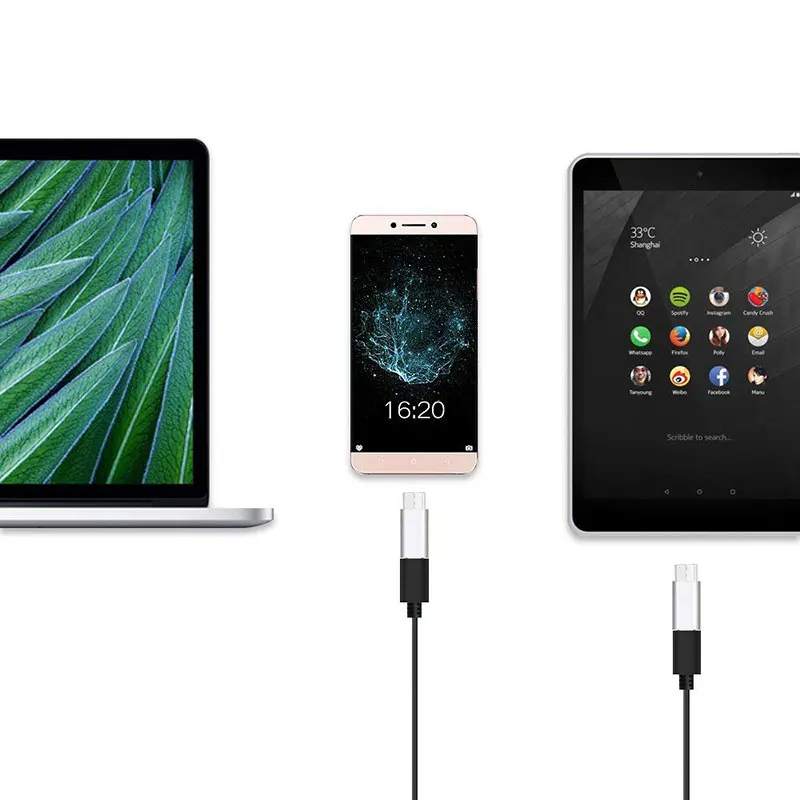 Ascromy 3 шт Тип C к Micro USB конвертер кабель адаптер для Xiaomi Mi Max Huawei Samsung Oneplus 6 T LG G6 Type c USBC