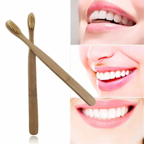 

1PC Toothbrush Environmental Nature Wooden Toothbrush Bamboo Oral Care Teeth Brushes Soft Medium Eco-Friendly Health For Body