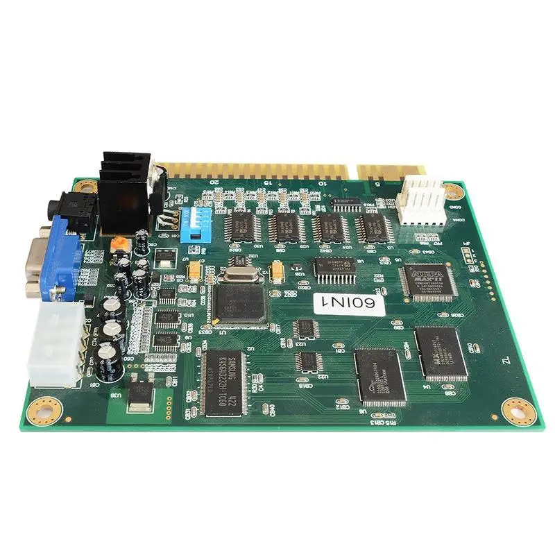 

60 In 1 Classical Game Pcb Board For Jamma Arcade Game Machine Vertical Video Cga Vga Output Table Top Coin Operated Arcade Ac