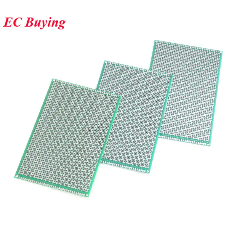 Double Side Printed Circuit PCB Prototyping Universal Board FR4 2x8cm 20x30cm