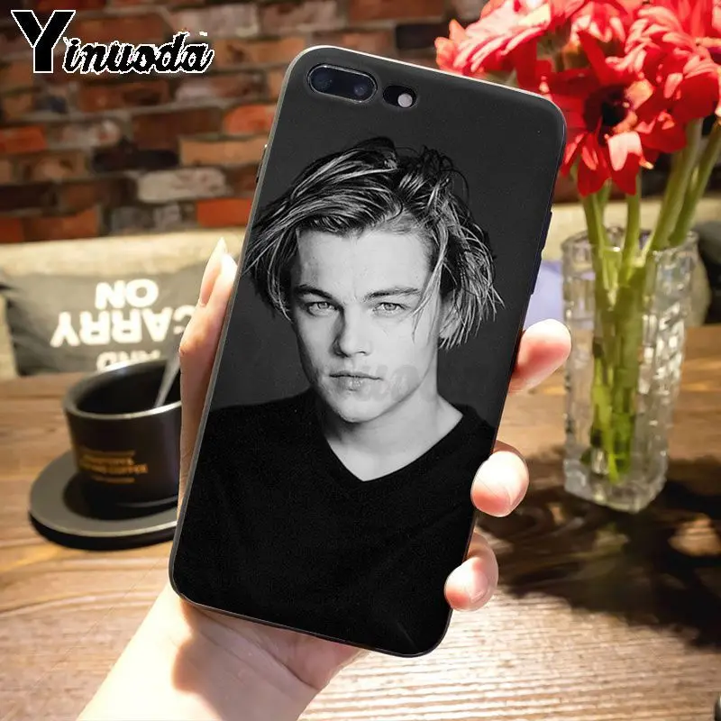 Yinuoda Leonardo DiCaprio young Super Star Топ детальный чехол для телефона для iPhone 7plus 6S 7 8 8Plus X xs max xr 5S 11pro чехол - Цвет: 2