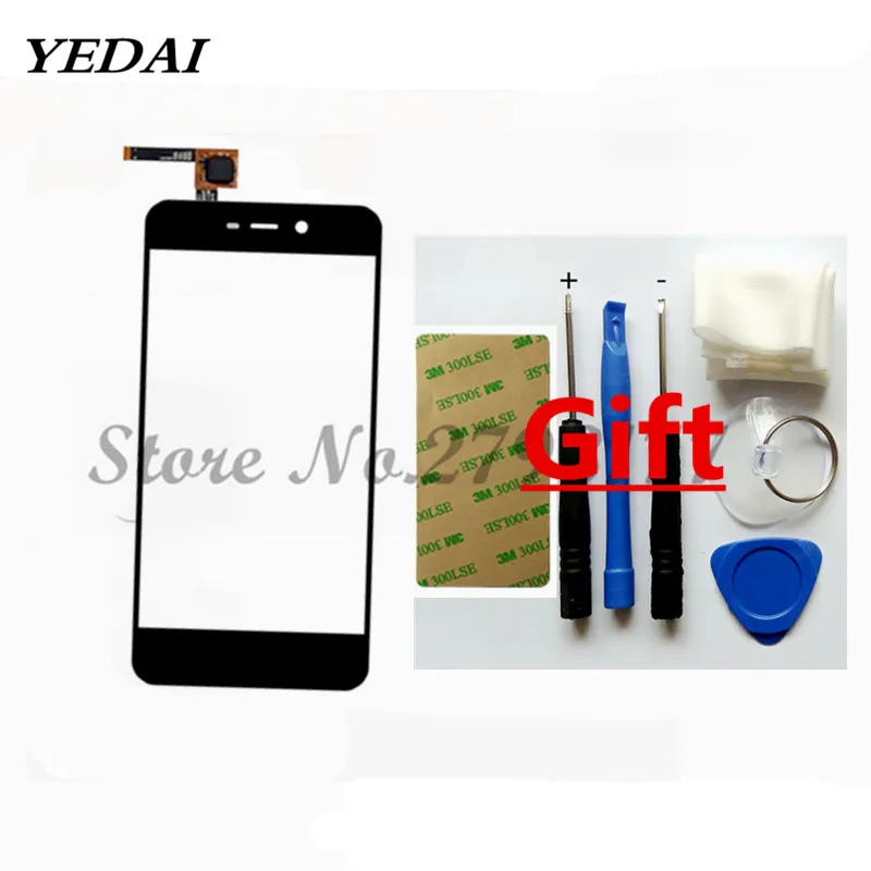 YEDAI Sticker In Stock Replacement Touch Screen For Xiaomi Redmi 4 Pro 5.0" Digitizer Front Glass Black | Мобильные телефоны и