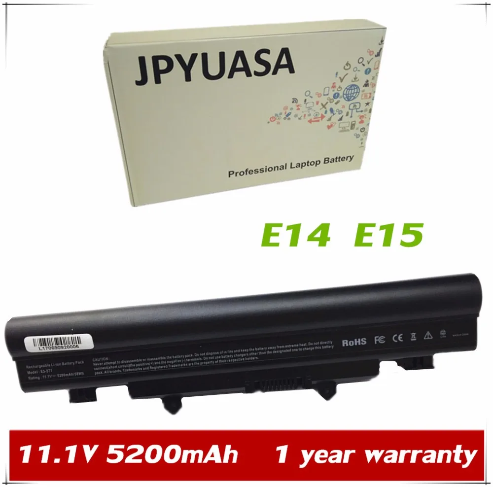 

JPYUASA 11.1V Laptop Battery AL14A32 For Acer Aspire E14 E15 E5 E5-531 E5-551 E1-571 E5-421 E5-471 E5-571 E5-572 V3-472 V3-572