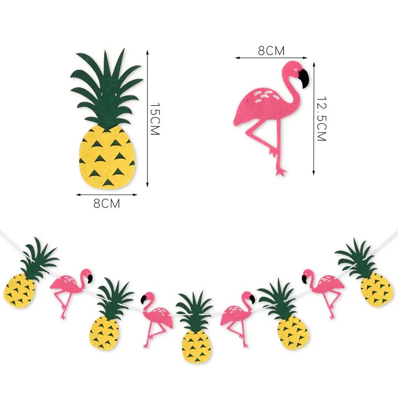 Летние тропические Luau вечерние баннер флаги гирлянда Гавайский пляж