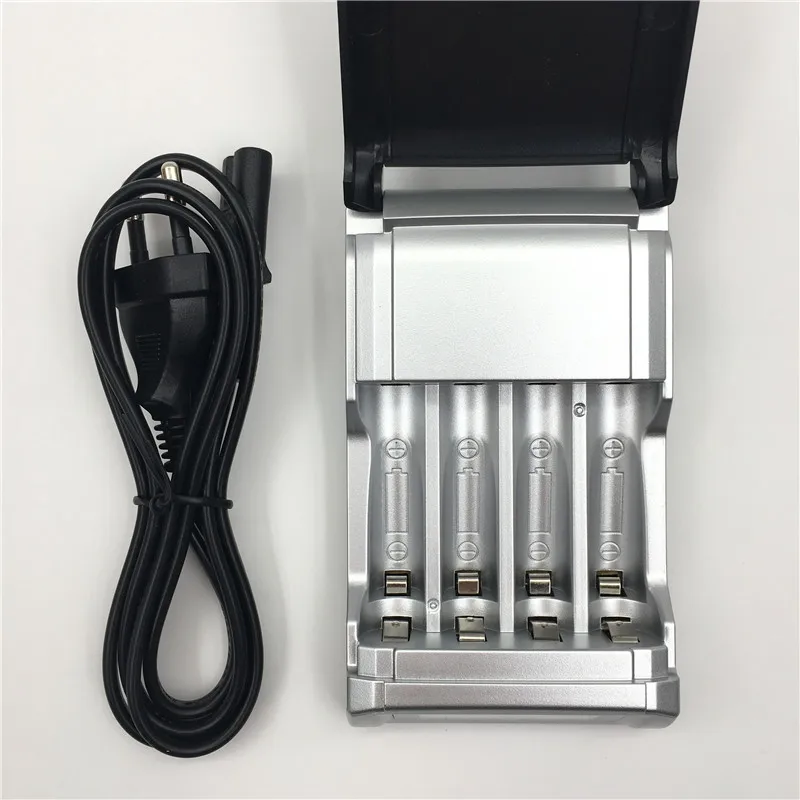 

C905W 4 Slots LCD Display Smart Intelligent li-ion Battery Charger For AA/AAA NiCd NiMh Rechargeable Batteries EU /US Plug