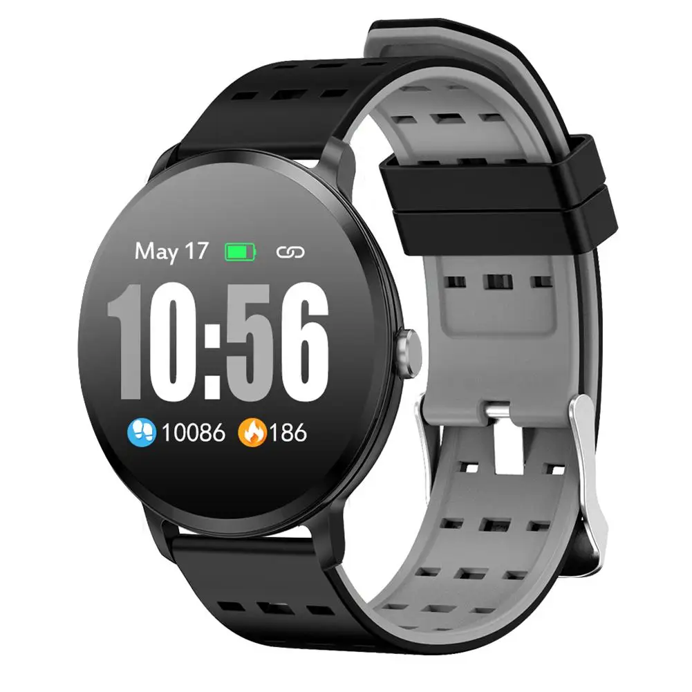 

S80 Smart Bracelet Heart Rate Blood Pressure Monitoring Health Fitness Tracker Two-color Strap Sports Step Reminder Wristband