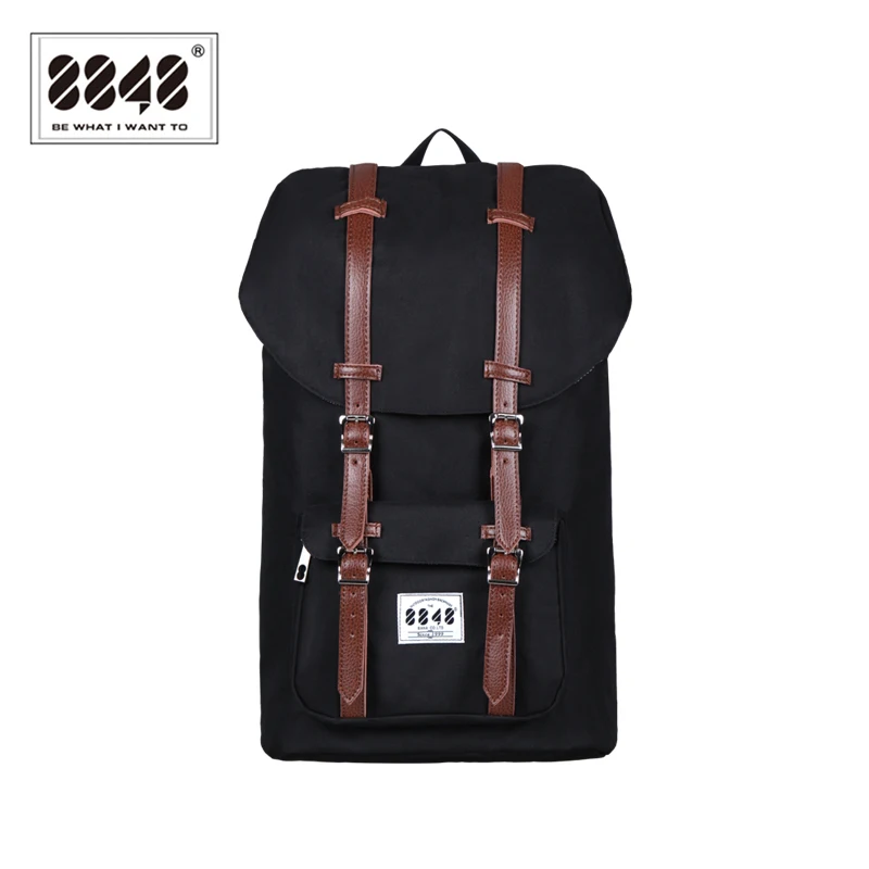 8848 Brand Black Upgrade font b Backpack b font Men s Fashion Knapsack Factory Direct Sale