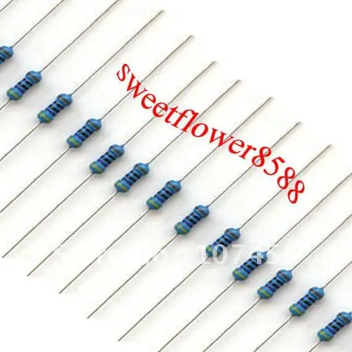 

Free shipping 100 pcs Resistors 10K Ohms 1/4W 1% Metal Film Resistor
